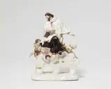 Meissen Royal Porcelain Manufactory, A Meissen porcelain figure of Saint Nepomuk