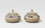 Imperial Manufactory directed by Matthias Niedermayer Vienna, A Royal Vienna porcelain inkwell and pounce box
