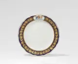 Meissen Royal Porcelain Manufactory, A Meissen porcelain plate with the coat of arms of Mecklenburg-Strelitz