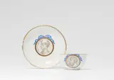 Meissen Royal Porcelain Manufactory, A Meissen porcelain cup with Classical busts en grisaille