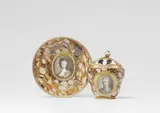 Meissen Royal Porcelain Manufactory, An important Meissen porcelain cup and saucer with Lotte and Werther