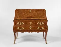 Nicolas-Abraham Couleru, A Montbéliard marquetry bureau with the stamp of Abraham-Nicolas Couleru