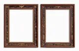 Giuseppe Bonzanigo, An important pair of carved limewood frames by Giuseppe Bonzanigo