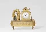 Claude Galle, A Parisian ormolu pendulum clock with a shepherd couple