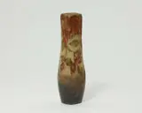 Daum Frères Nancy, A Daum Frères glass beech leaf vase