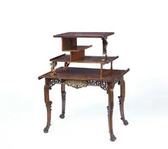 Gabriel Viardot, An inlaid `japanned´ étagere attributed to Gabriel Viardot