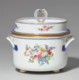 Sèvres, A Sèvres soft-paste porcelain wine cooler from a service with bouquets