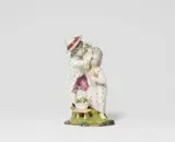 Johann Peter Melchior, A rare Höchst porcelain group with children
