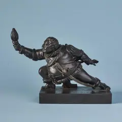 Wilhelm August Stilarsky, A cast iron writing set formed as a figure of Falstaff