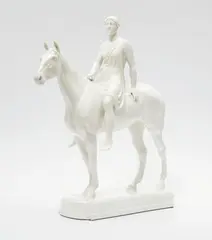 Louis Tuaillon, A Berlin KPM porcelain model of an Amazon