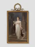 Gustav Karl Richter, A Berlin KPM porcelain plaque with a portrait of Queen Luise of Prussia