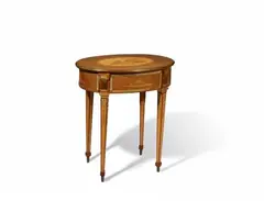 David Roentgen, An oval working table by David Roentgen