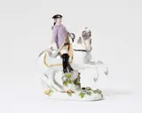 Friedrich Elias I Meyer, A rare Meissen figure of a mounted hunter