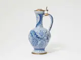 Fayencemanufaktur Nürnberg, A gadrooned Nuremberg faience pitcher