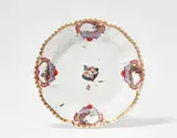 Meissen Royal Porcelain Manufactory, A Meissen porcelain dinner plate from the service for Tsarina Elisabeth Petrovna of Russia