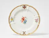 Meissen Royal Porcelain Manufactory, A Meissen porcelain plate from a later order for the St. Andrew's service