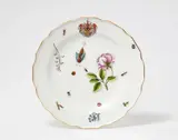 Meissen Royal Porcelain Manufactory, A Meissen porcelain dinner plate from the service for Carlo Francesco Vincenzo Ferrero