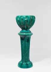 C Massier, A stoneware jardinière