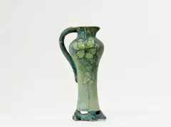 Edmond Lachenal, A stoneware vase "Pichet aux clématites"