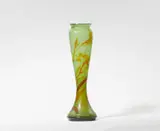 A Gallé glass vase "aux fleurs de lys" by Cristallerie Émile Gallé, sold Nov 2020