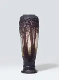 Daum Frères Nancy, A rare Daum frères "vase d'arbres"
