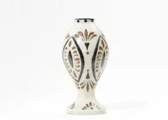 Fernand Rumèbe, A stoneware vase by Fernand Rumèbe, Crackled salt glaze decor in black and brown. Black painted monogram FA and 27. Minor losses to the glaze. H