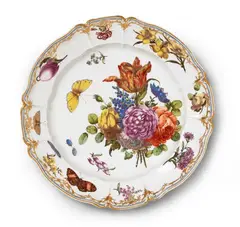 Nymphenburg, A magnificent Nymphenburg porcelain platter related to the court service