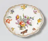 A Nymphenburg porcelain dish related to the court service by Nymphenburg, offered May 2020