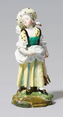 Johann Peter Melchior, A Höchst porcelain figure of a poultry seller