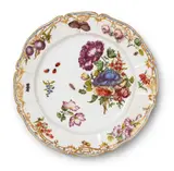 A Nymphenburg porcelain plate related to the court service by Nymphenburg, sold May 2020