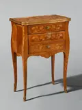 Hubert Hansen, A French inlaid night stand