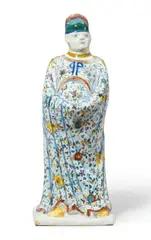 Gerhard Wolbeer, A rare Berlin faience figure of a Chinese official