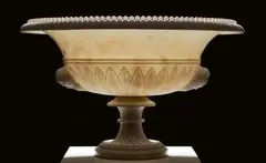 Karl Friedrich Schinkel, An important translucent white Carrara marble vase