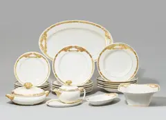 A Berlin KPM porcelain dinner service for six persons by Theo Schmuz-Baudiss, offered May 2020