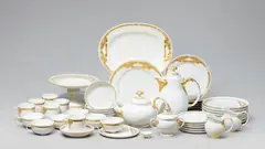 A Berlin KPM porcelain coffee and tea service for six persons by Theo Schmuz-Baudiss, sold May 2020