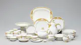 Theo Schmuz-Baudiss, A Berlin KPM porcelain coffee and tea service for six persons