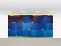 Heinz Mack, Großes Mosaik (Klang-Farben), 1993/1995, Wall mosaic: coloured glass mosaic stones
