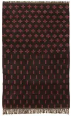 Rosemarie Trockel, Plus Minus big, 1989, Carpet: wool, knotted and warp-knotted, with fringes on both sides. Approx