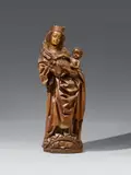 Jakob Kaschauer, A carved wooden figure of the Virgin on the crescent by Jakob Kaschauer