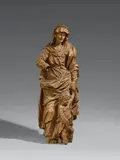 Michael Zürn the Elder, A carved limewood figure of Saint Elisabeth, circle of Michael Zürn the Elder