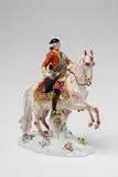 Friedrich Elias I Meyer, A Meissen porcelain model of August III on horseback