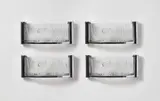 Lalique Verrerie, A set of four Lalique glass "Kora" appliques