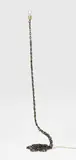 Franz West, Privat Lampe des Künstlers II, 1989, Floor lamp: iron chain, welded and painted, electric cable and socket. Height approx