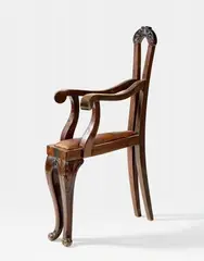 Stefan Wewerka, Untitled, 1969, Chair object: wood, lacquered and leather cushion. Approx
