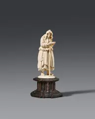 Wilhelm Krüger, A figure of a beggar woman attributed to Wilhelm Krüger