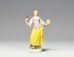 Meissen Royal Porcelain Manufactory, A Meissen porcelain Commedia dell'arte figure