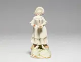 Porcelain Manufactory Frankenthal, A rare Frankenthal porcelain figure of a trinket seller