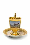 Paulus Pieterszoon Potter, A Berlin KPM porcelain cup with a cow