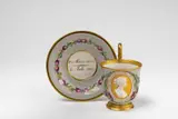 Leonhard Posch, A Berlin KPM porcelain cup with Queen Louise