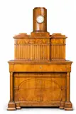 Bernhard Wanschaff, A Bernhard Wanschaff signed Berlin chest of drawers with a clock